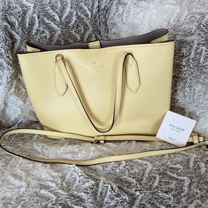 Kate Spade Butter Harper Satchel Bag / Purse